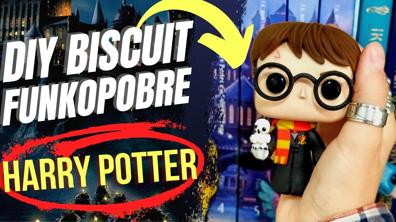 FunkoPobre | Funko Harry Potter and Edwiges | DIY | Biscuit | Halloween | Funko Pop | Como Fazer