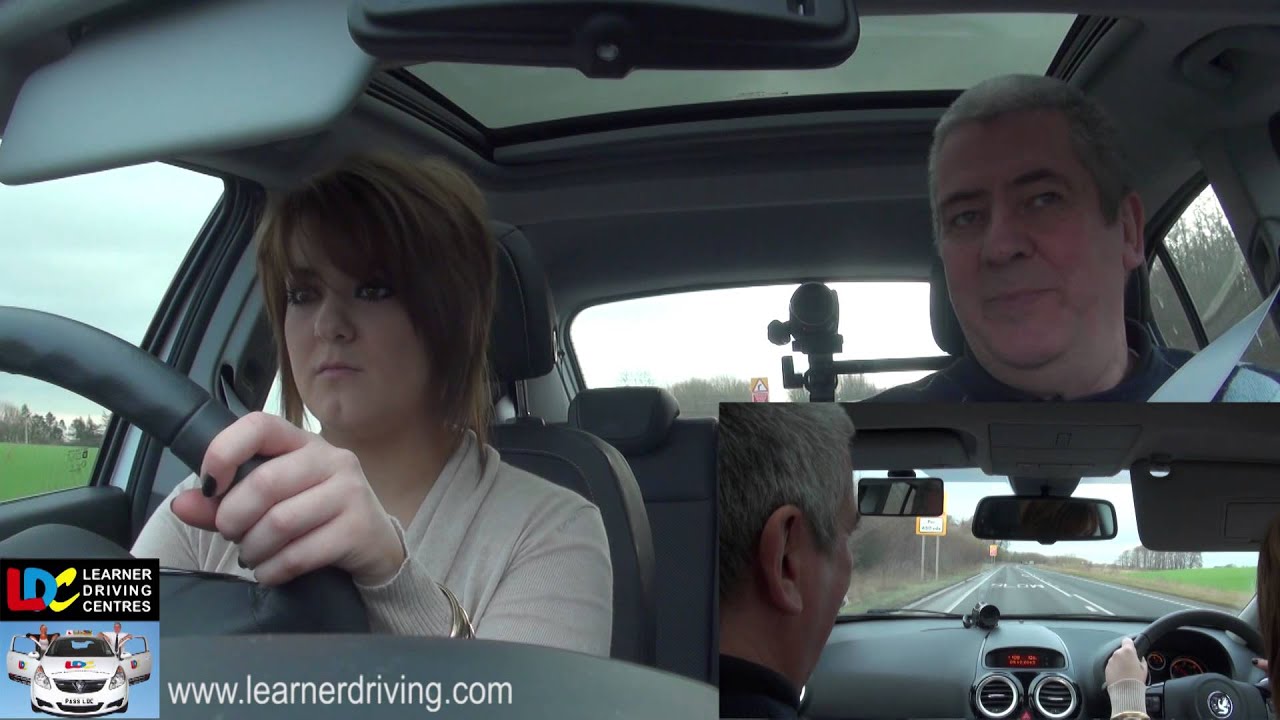 Claire's 14th driving lesson - lessons 9 and 12 with emphasis on gears