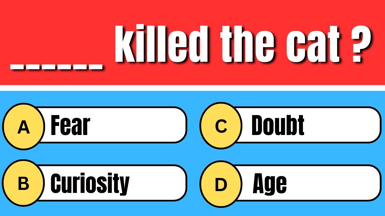 Can You Complete These 25 Famous Proverbs? English Proverb Quiz #1