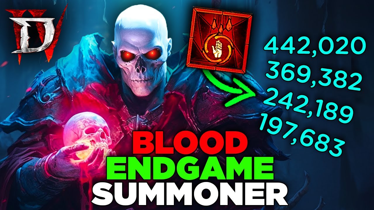 Endgame Blood Summoner is the Best & Most Fun Necromancer in Diablo 4