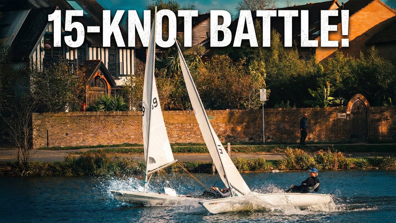 ILCA 7 Thames Racing in 15 Knots | 19 Boats, Intense Battles & a Clear Victory