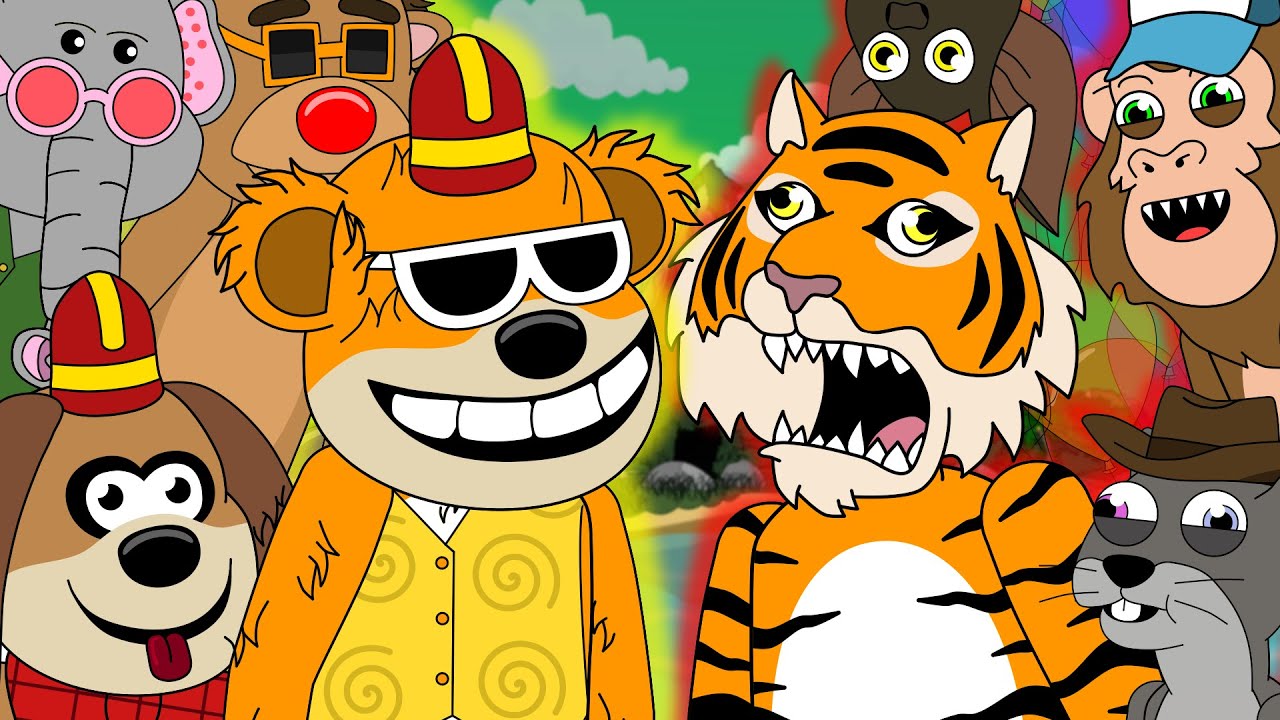 The Banana Splits vs The Furry Friends (Parody Horror Animation) | Animatronic Island (#1)