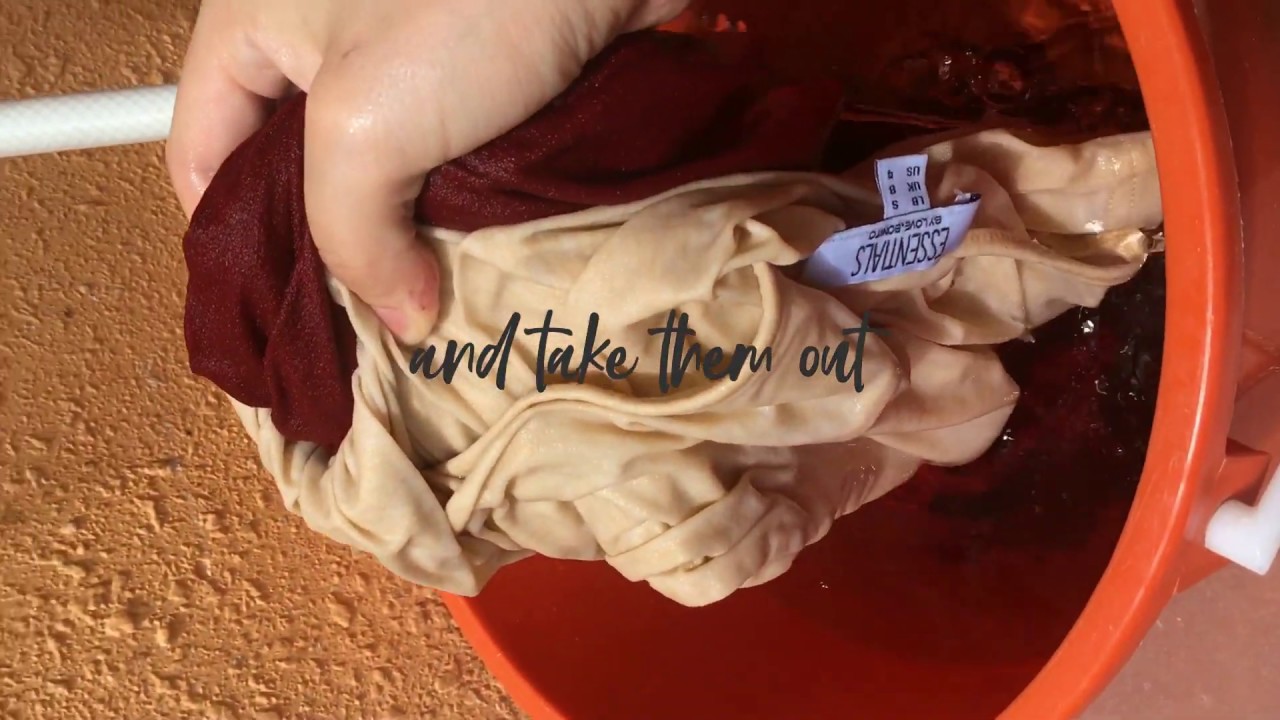 HOW TO DYE CLOTHES with Procion MX dye