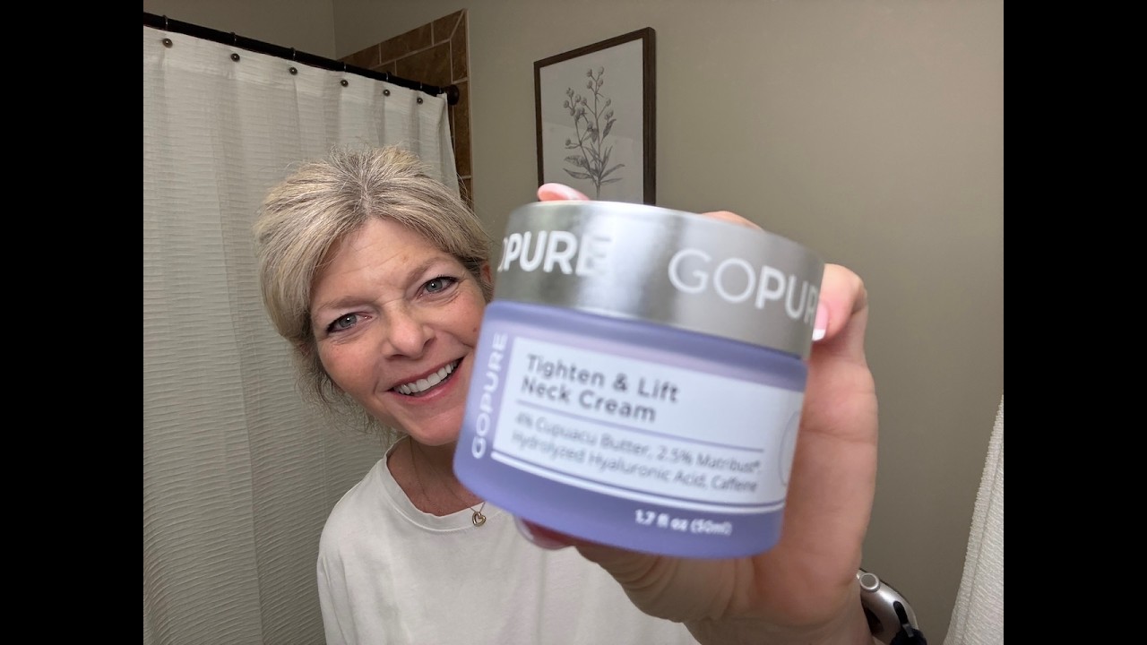 goPure Tighten & Lift Neck Cream- fight gravity