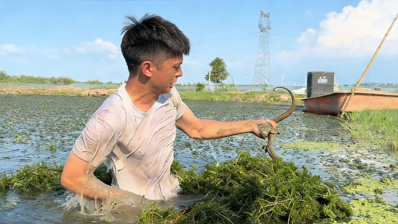 600塊包塘搞了不少，老闆娘感覺虧了多説再搞20分鐘#熱門 #fishing