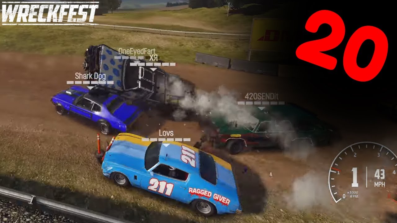Wreckfest - Crash Compilation #20