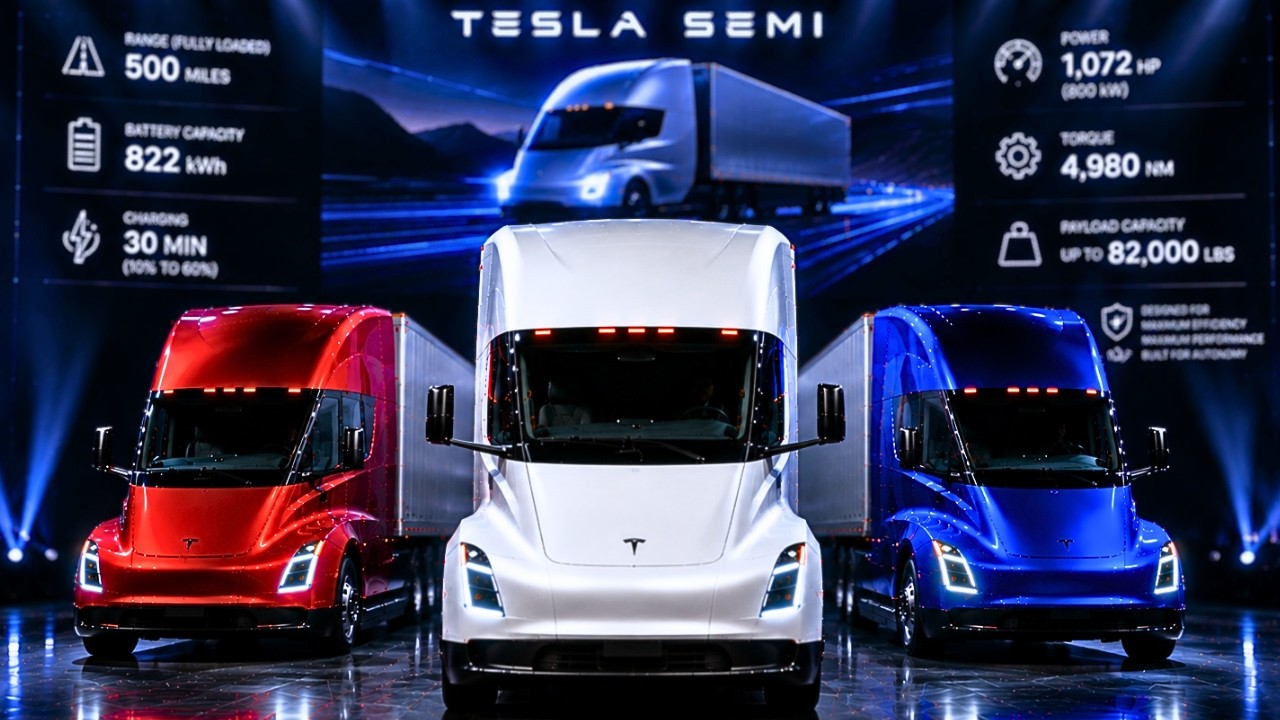Tesla Semi&rsquo;s 2027 Europe Expansion: 822kWh Beast and the $300K Savings Per Truck