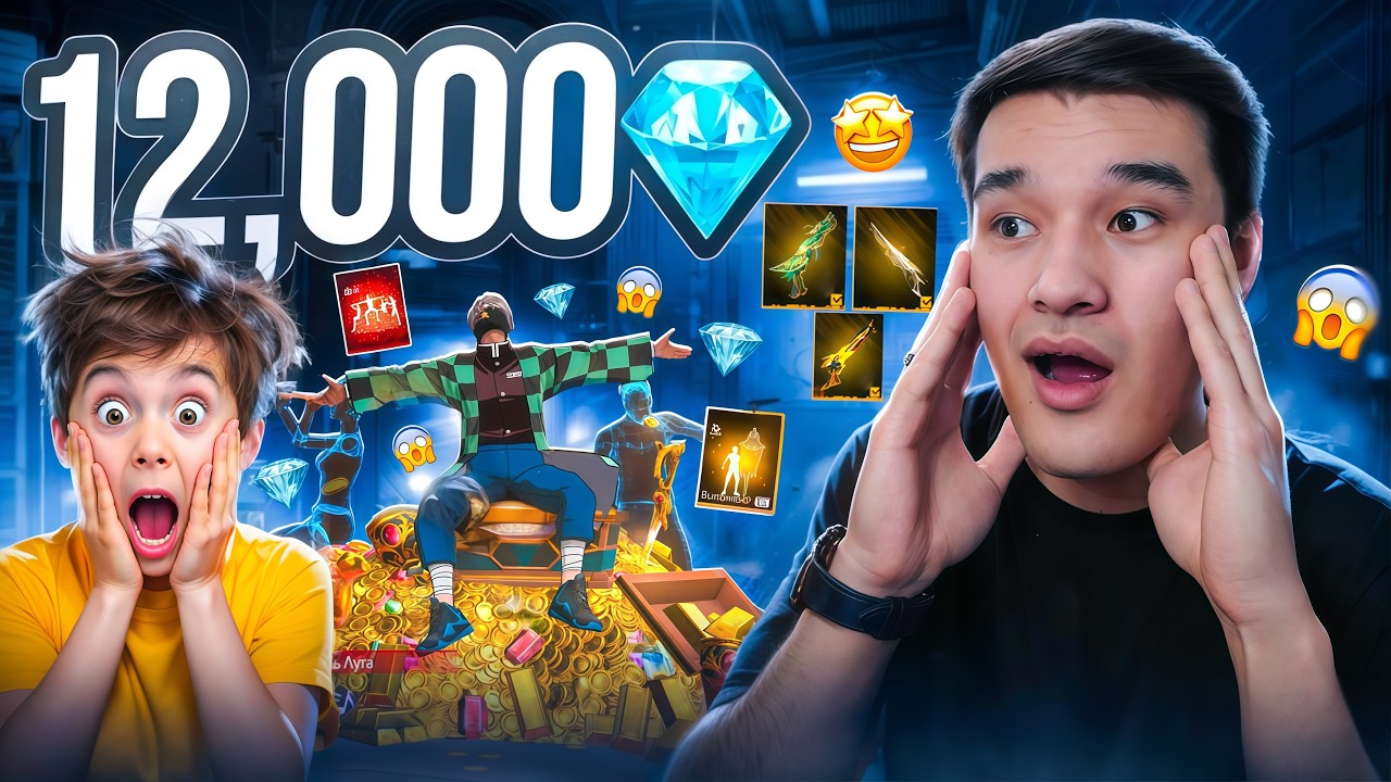 12.000 ALMAZGA 💎💎 OBUNACHIMNI AKKAUNTINI KUCHAYTIRDIK 🤯**BUNAQA OMADLISI BOMAGAN**