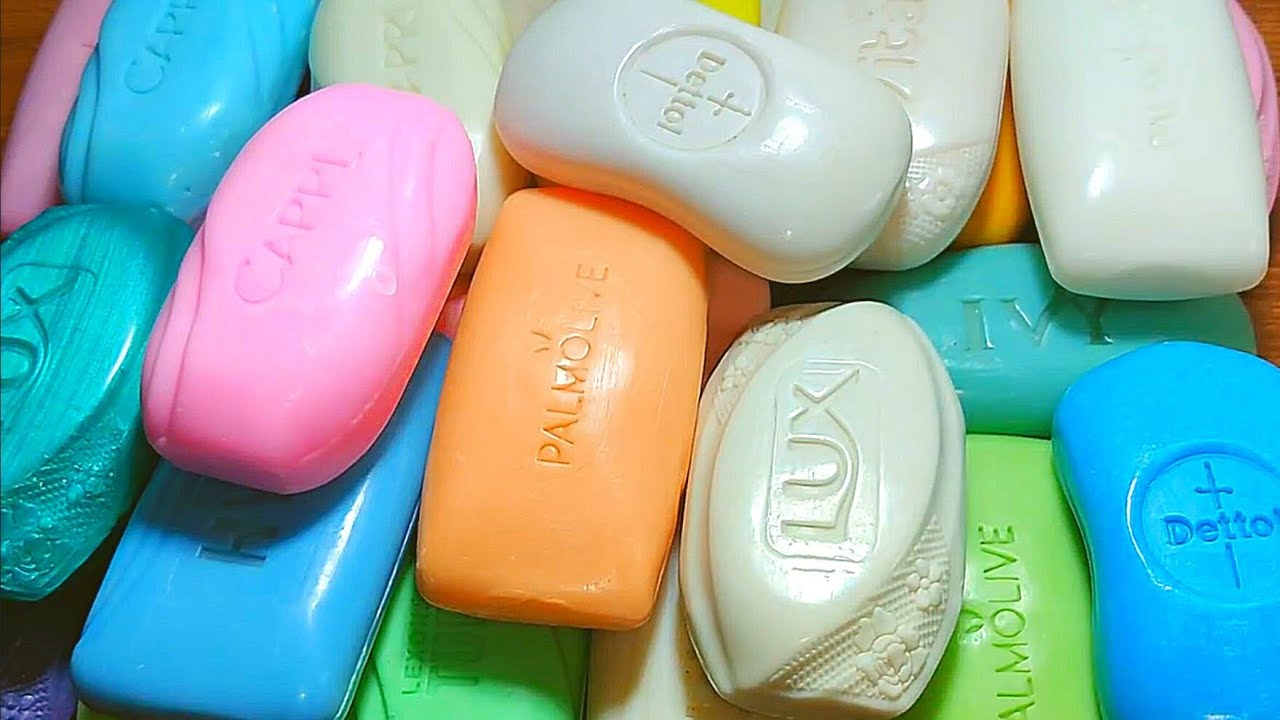 Wow Colourful ASMR Soap international ASMR Leisurely Unpacking Soaps Satisfying Video Relaxing