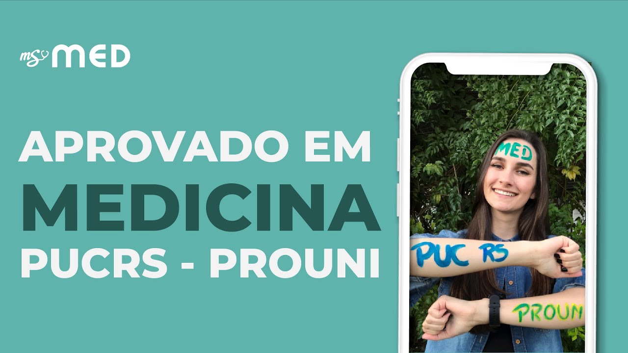 HISTÓRIAS DE APROVAÇÃO - "Bolsa na PUCRS com PROUNI" | APROVADA em MEDICINA | MS! MED