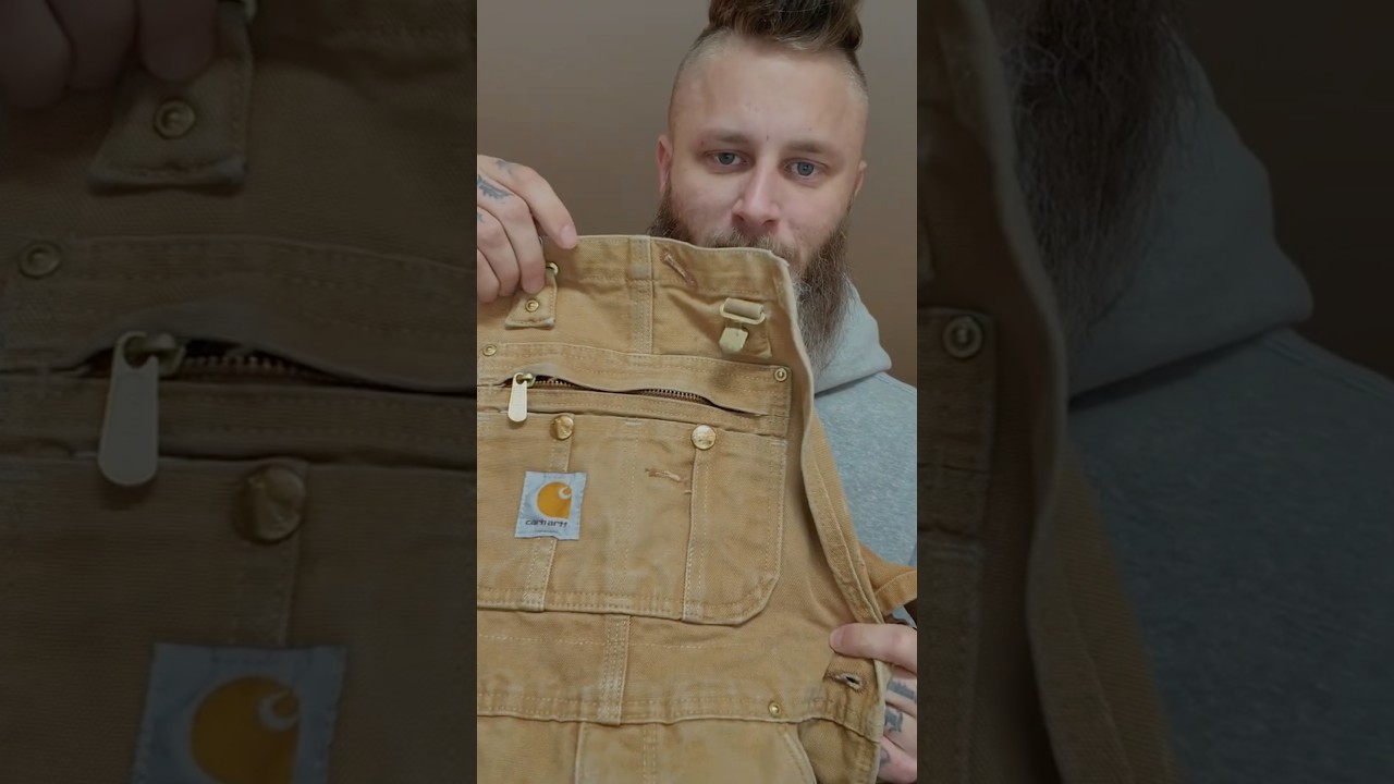 Вы бы надели комбинезон Carhartt в такую ​​холодную погоду? ❄️🚛. 