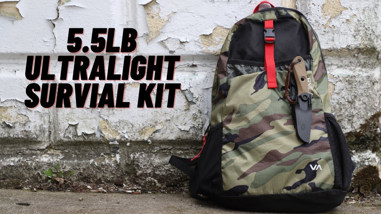 How to Turn A Skateboarder Backpack into the Ultimate Ultralight Survival Kit