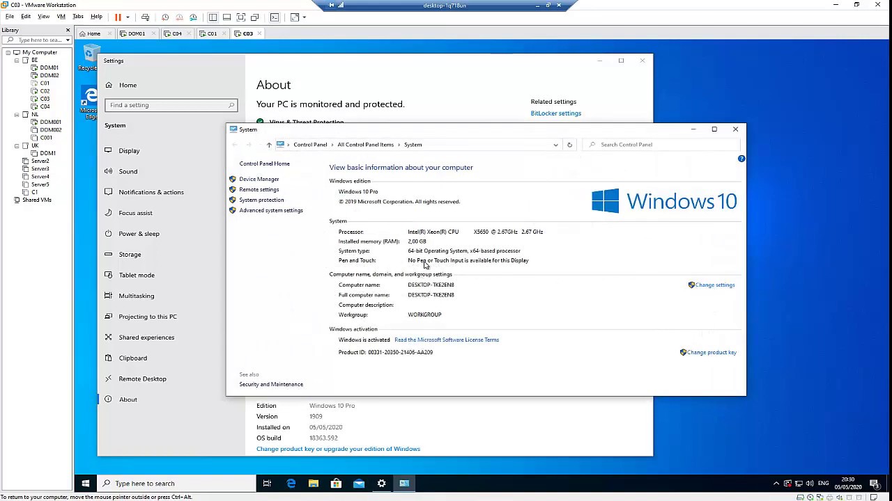 Как присоединить Windows 10 к домену Windows Server 2019 | Добавить Windows 10 в Windows Active D...