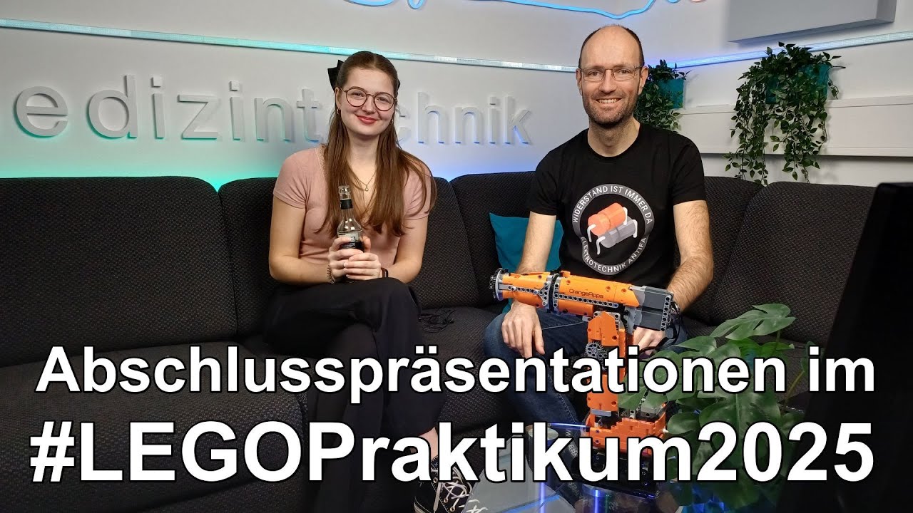 Abschlusspräsentationen im Projektseminar Elektrotechnik/Informationstechnik, dem #LEGOPraktikum2025