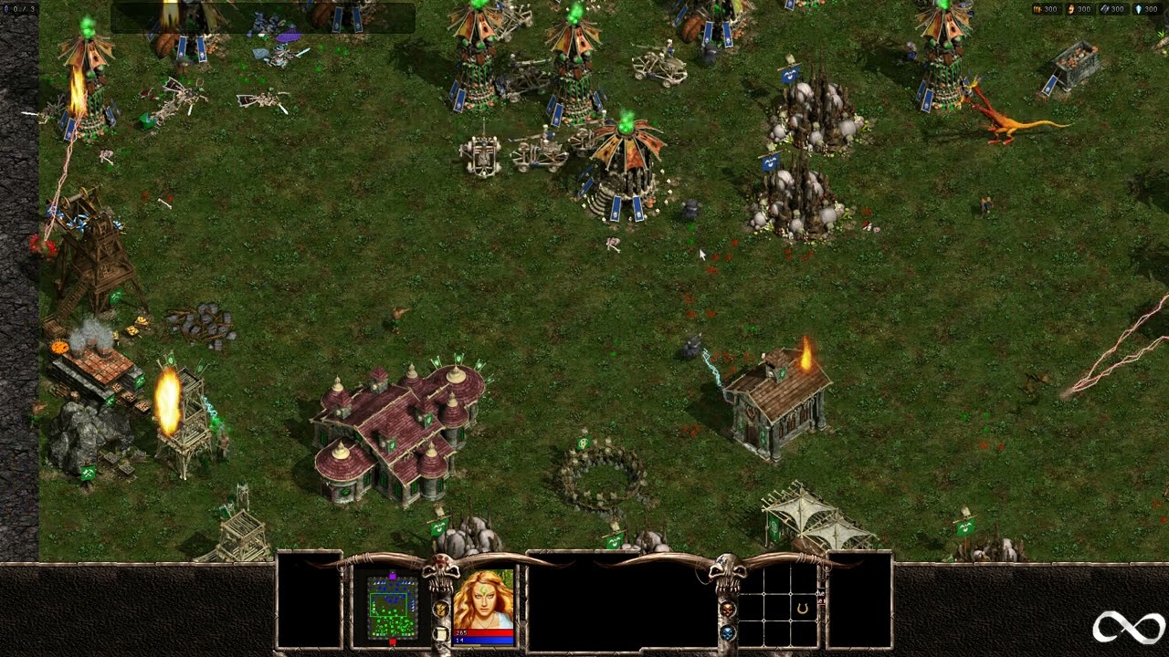 Warlords Battlecry III, AI Battle, Plaguelord vs Undead