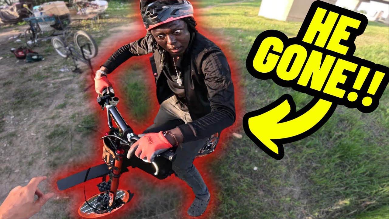 He Rode Off and Disappeared With My Bike!!