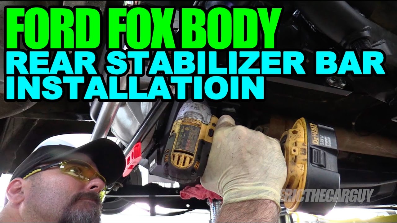 Ford Fox Body Rear Stabilizer Bar Installation
