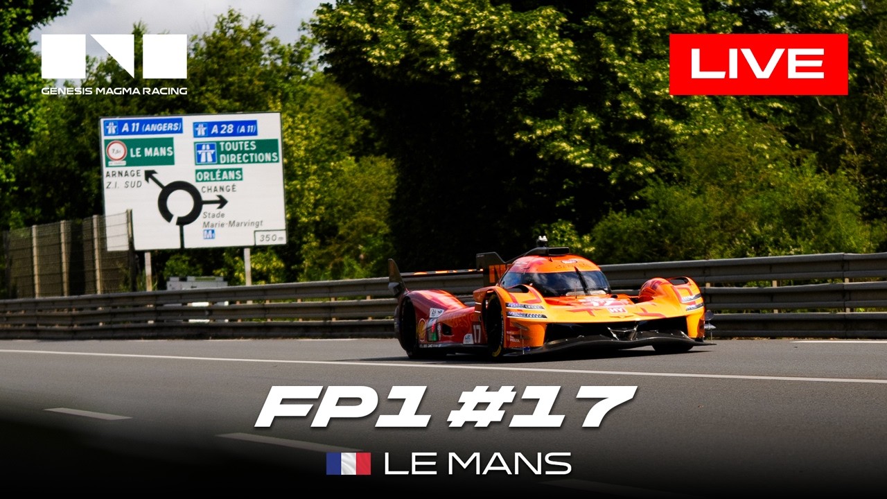 24 Hours of Le Mans FP1 LIVE | Genesis Magma Racing Onboard #17