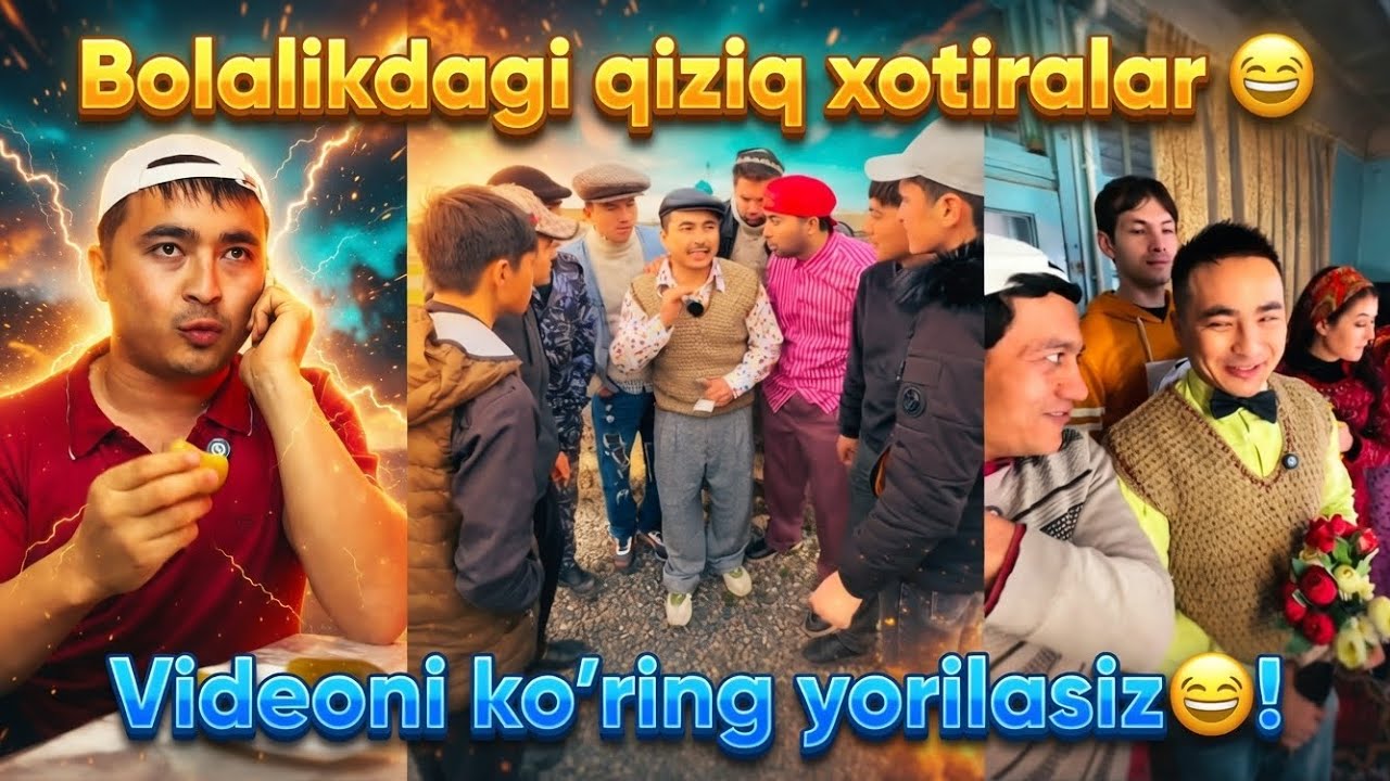 Bolalikdagi qiziq xotiralar 😅😅 Obidjon Nasridinov /VAYNLAR TO‘PLAMI 😂 #рек#реки #рекомендации #uzbek