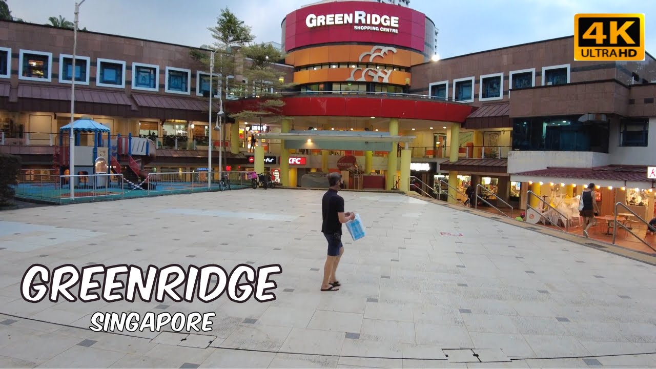 Greenridge Shopping Centre in Bukit Panjang  | Singapore ASMR Holiday Travel Tour | Apr 2022 [4K]