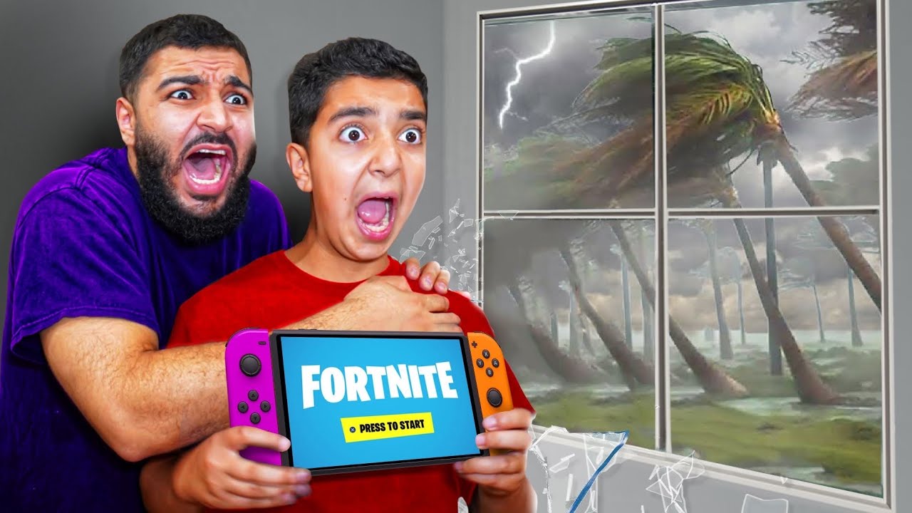Мы пережили ураган и играли в Fortnite