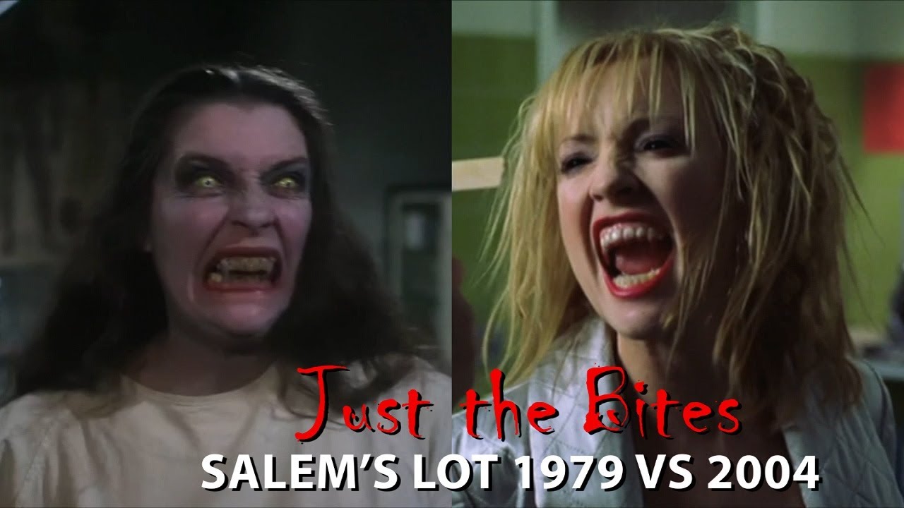 Just the Bites:  Side by Side comparison - Salems Lot vampiress scenes
