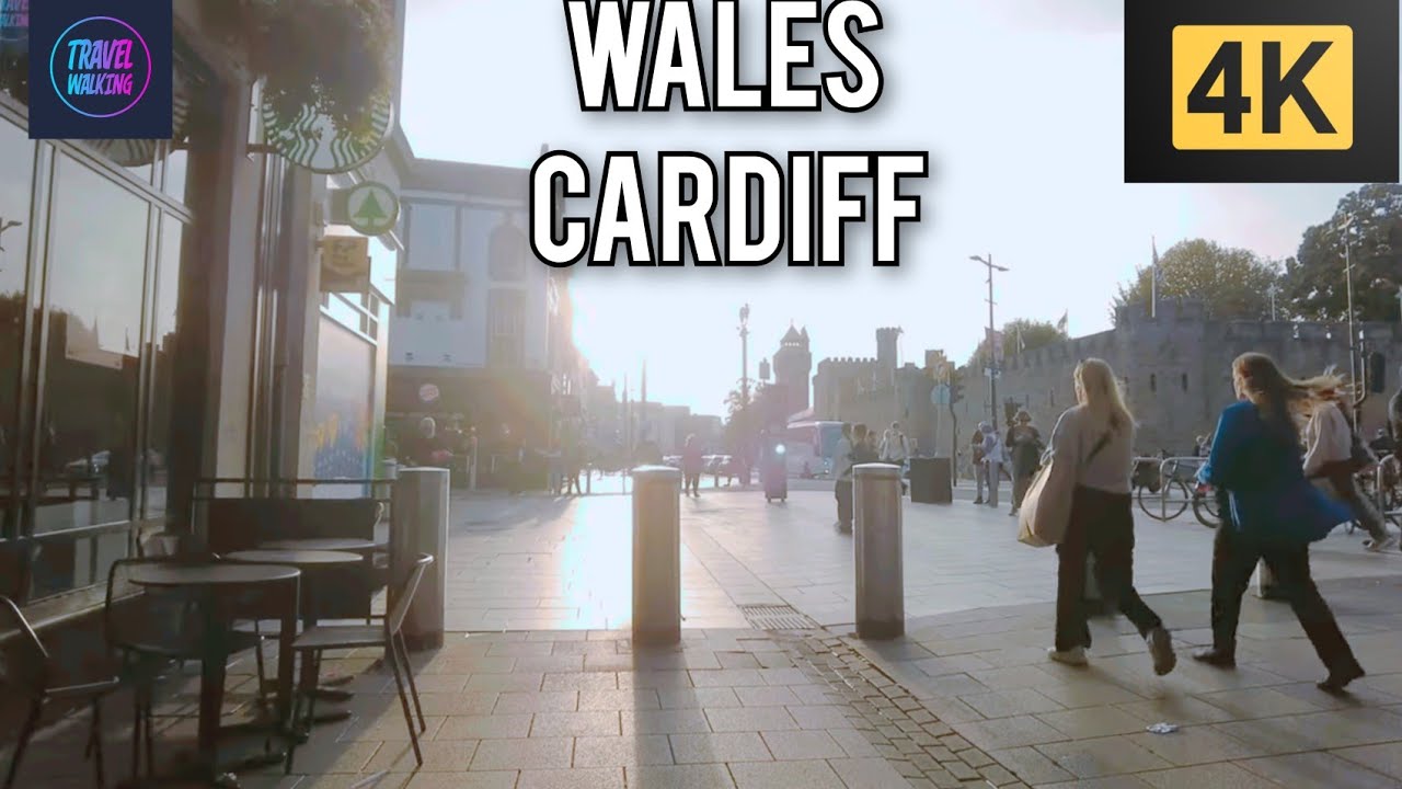 Cardiff City Centre Friday Evening Walk part 1 4K | Nightlife & Street Tour
