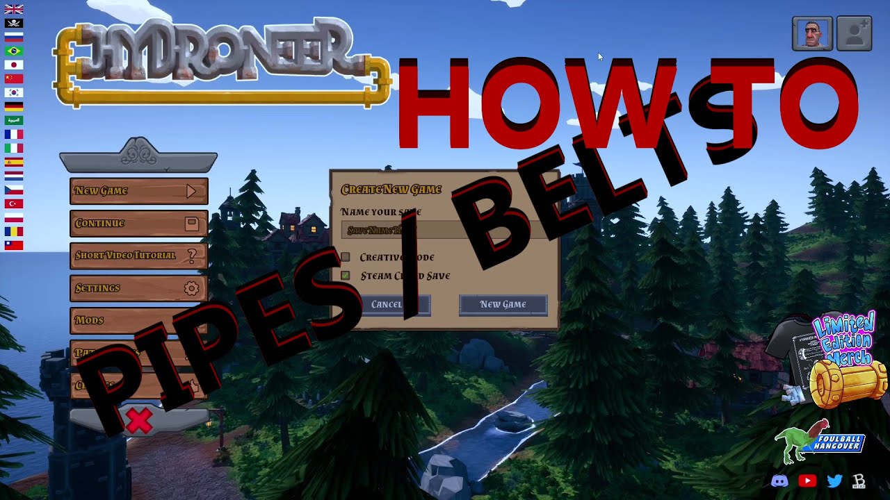 hydroneer 2.0 | TUTORIAL | HOW TOO | Pipes | Belts