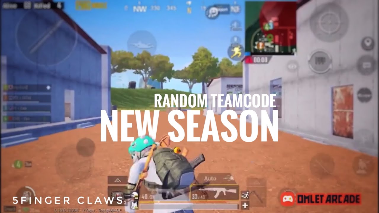 NEW SEASON 14 WITH RANDOM TEAMCODE | SANHOK | PUBGM