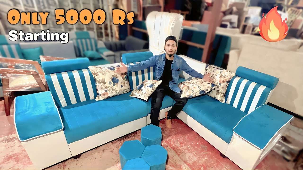 Sofa 5000 से शुरू🔥 Bed, Chair, Couch, Wholesale Furniture Market Bhopal | Abdullah Sofa Manufacture