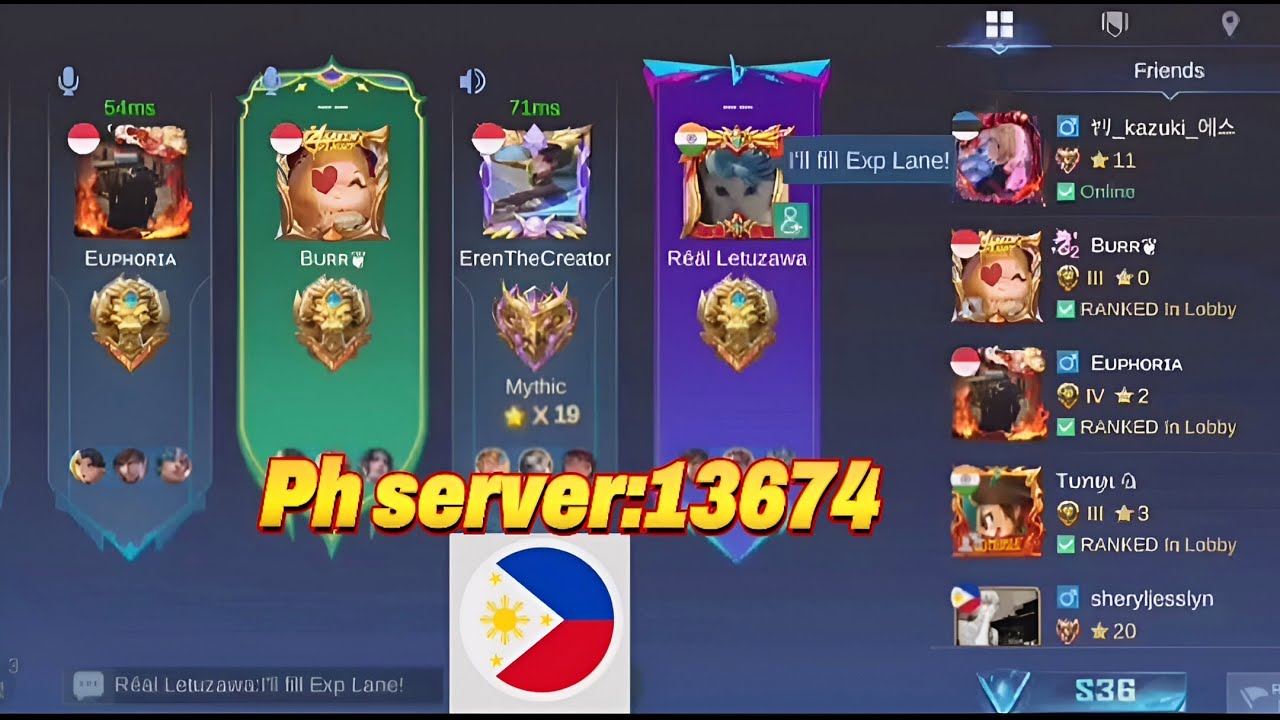 I MET LETUZAWA  LITE 🤯WHILE PLAYING IN PHILIPPINES🇵🇭 SERVER! |MATHILDA 30ASSISTS O DEATH Gameplay.