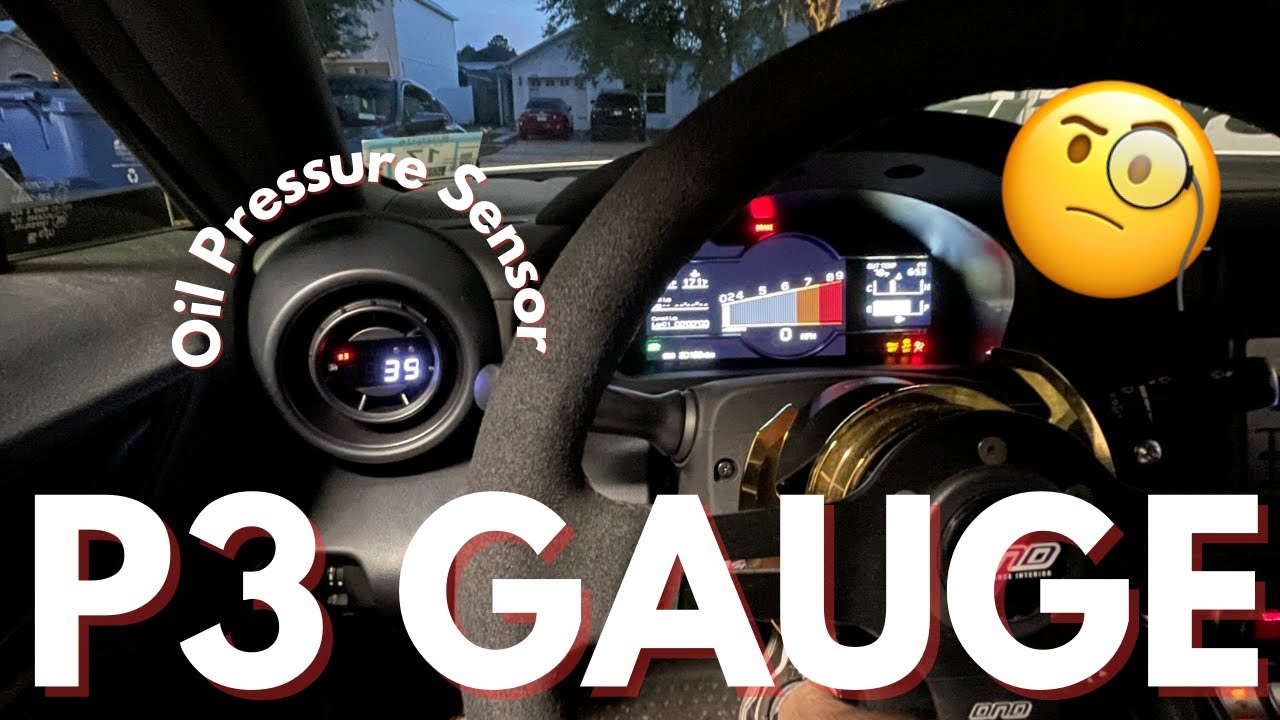 OIL PRESSURE SENSOR & P3 GAUGE for the GR86!!