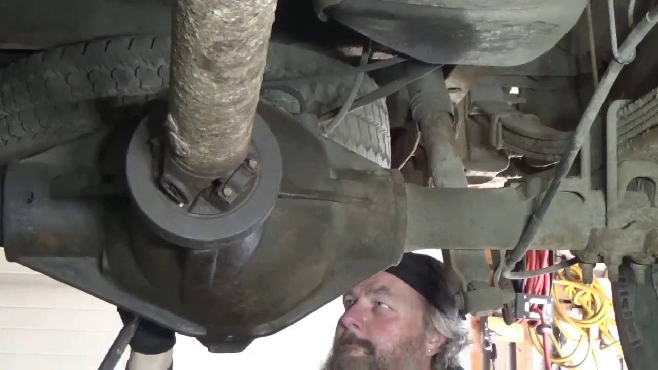 Replace a rear pinion seal on a GM Chevy 2500 HD