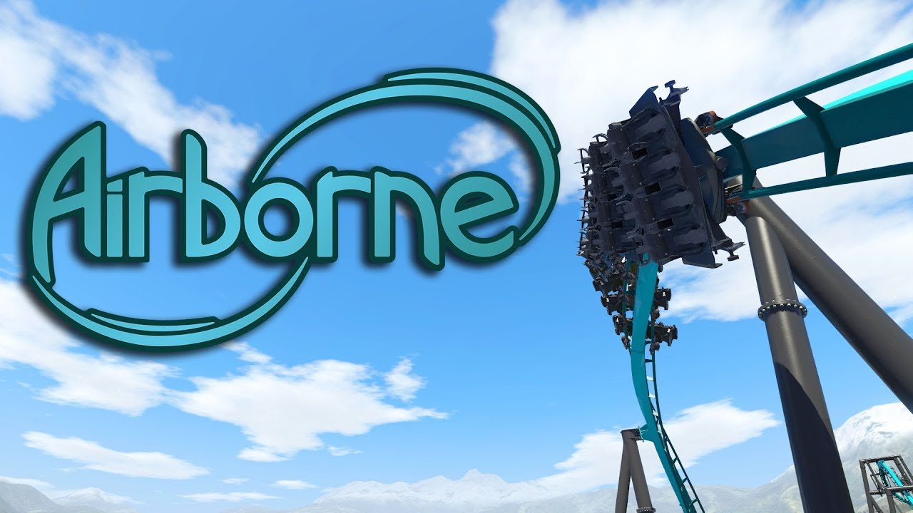 No Limits 2 Flying Coaster - Airborne (Raw Footage)