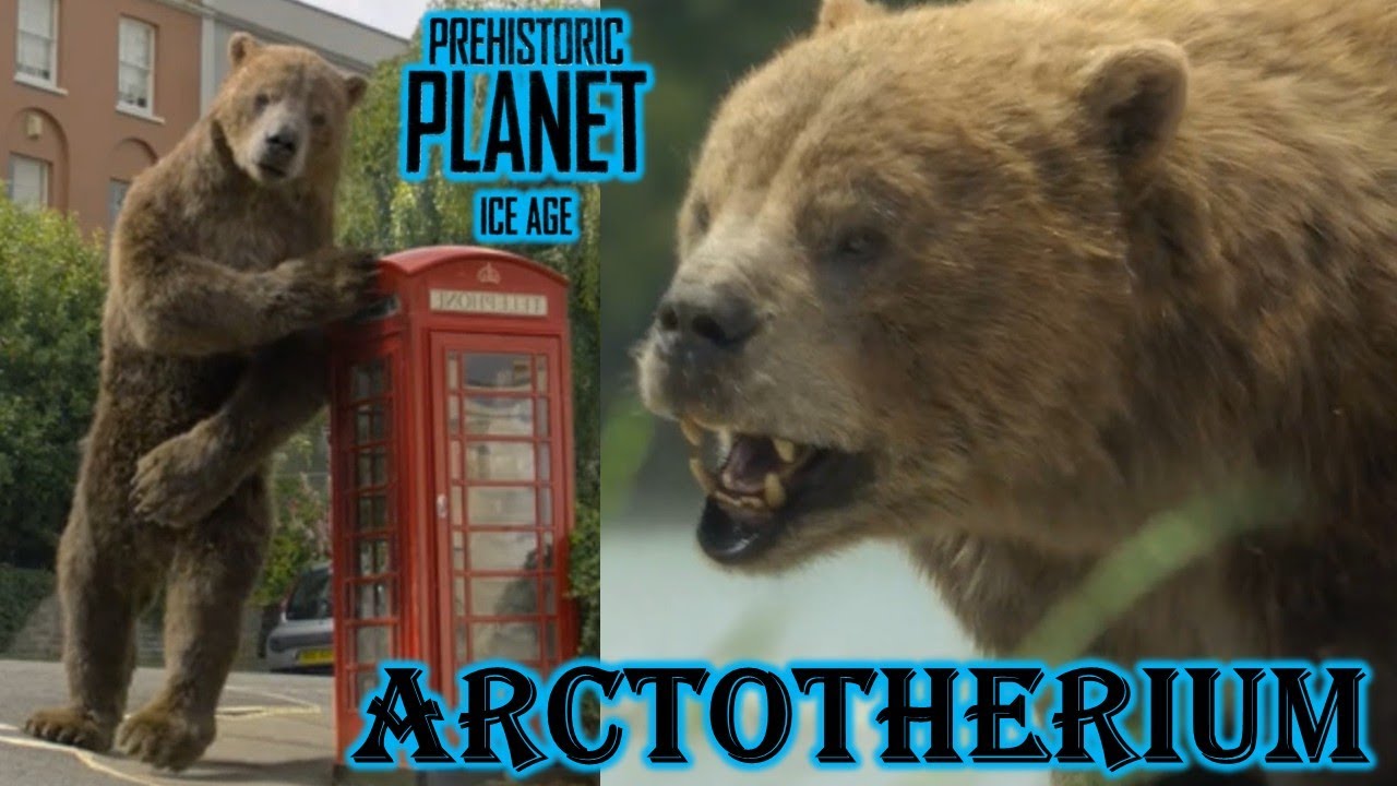 prehistoric Planet Ice age arctotherium screen time