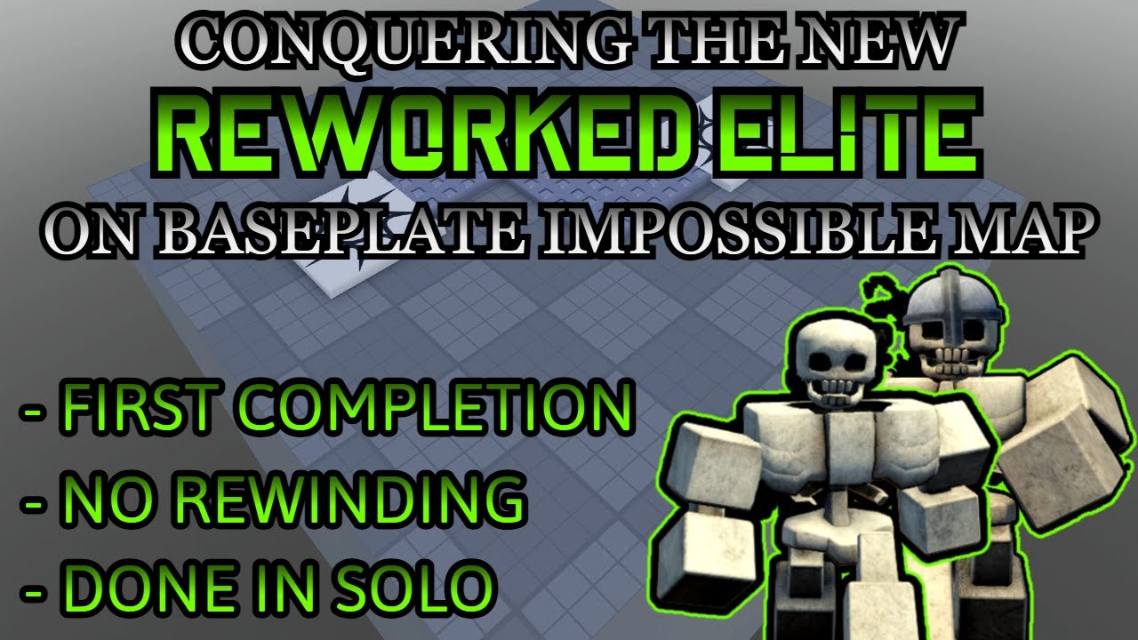 TDX | Obliterating NEW Reworked Elite SOLO on Baseplate