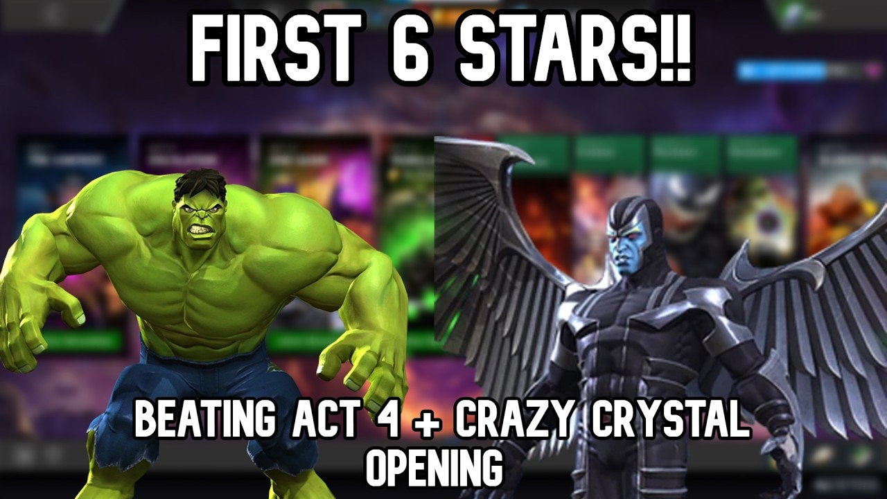 Insane Crystal Opening + Finishing Act 4 - MCOC F2P Ep.2