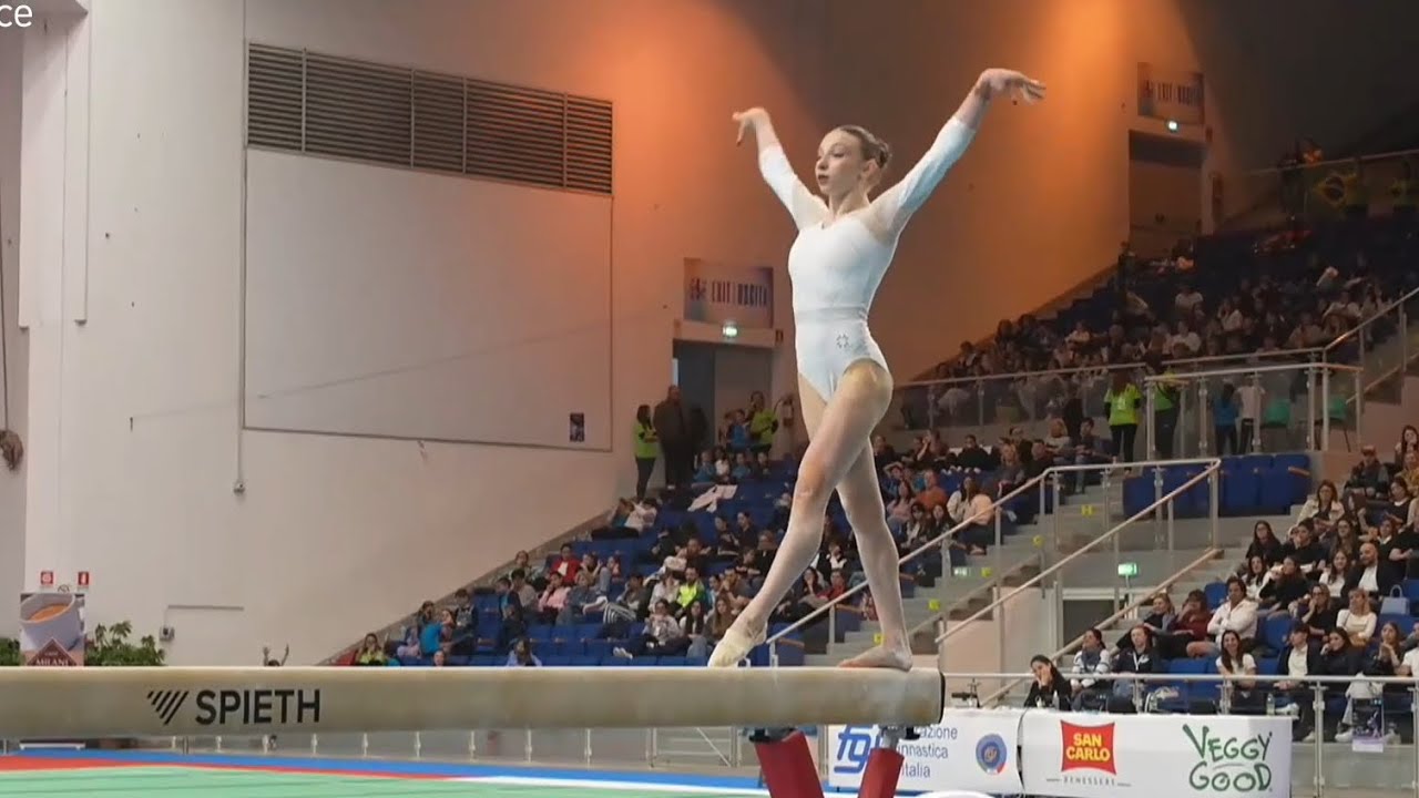 Ana Barbosu wins SILVER 🥈 - 13,750 Beam - Jesolo Trophy 2025