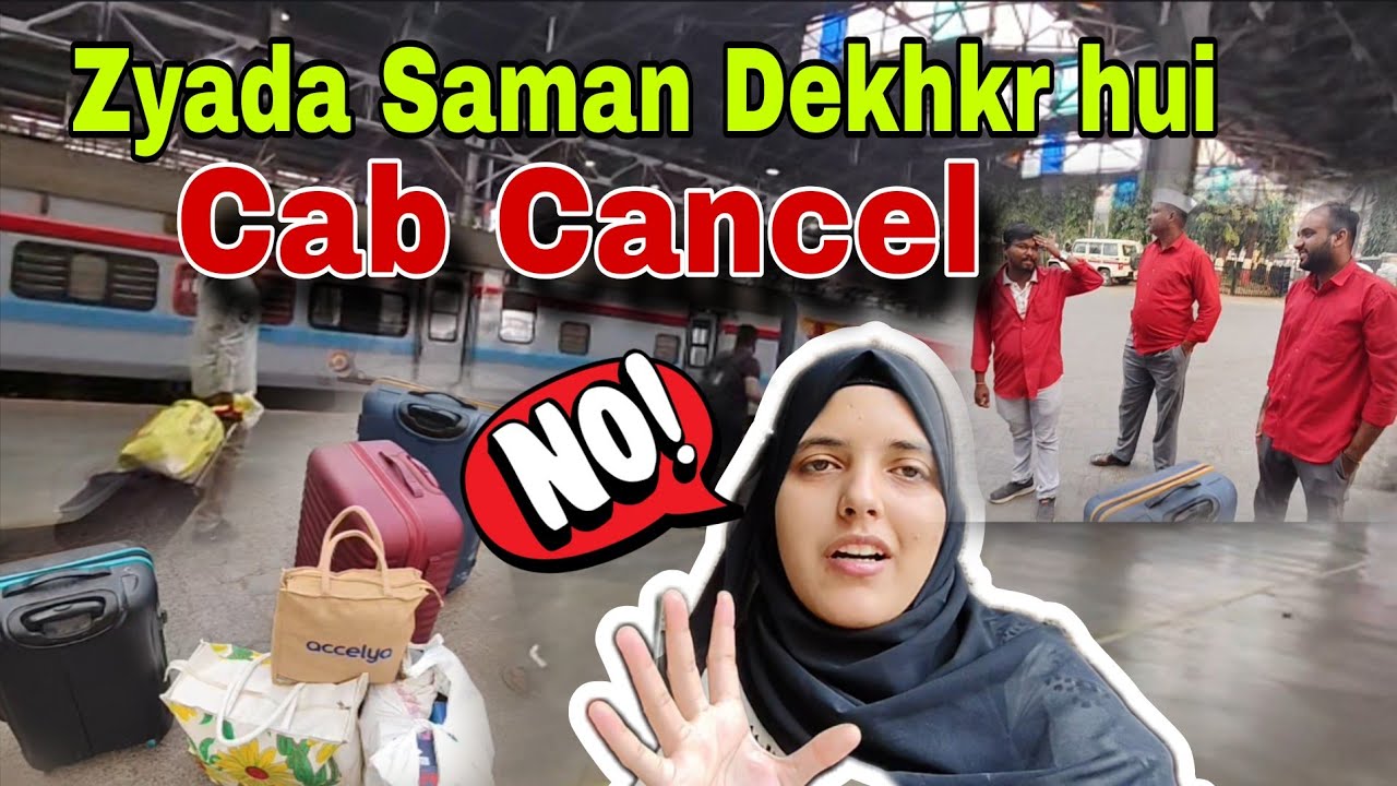 Akeli Gyi Mumbai Central Railway Station😭 | Cab Cancellation Story | Daily Life Vlog 