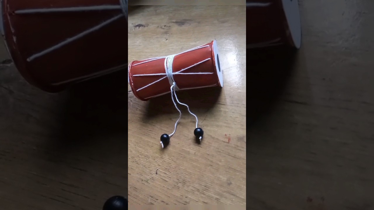 musical instrument with paper cup ll #art #craft