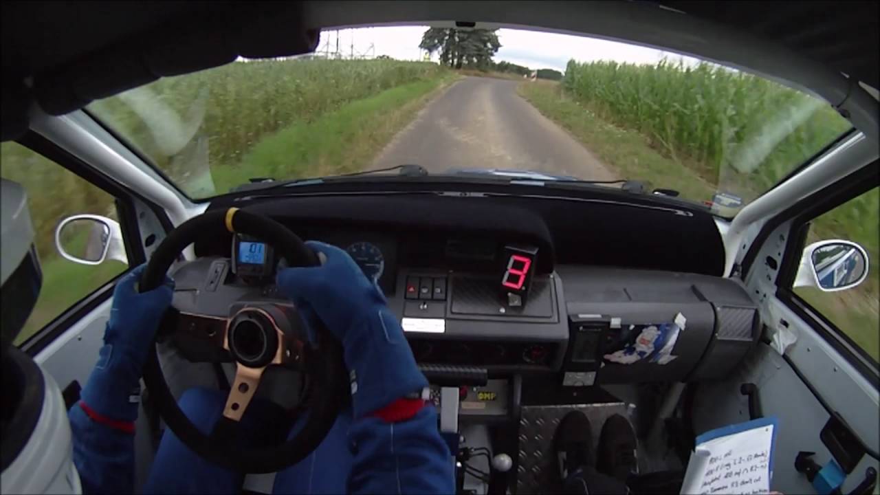 Onboard Renault Clio Williams Main Kinzig Rallye 2016 WP1 Team Wittner