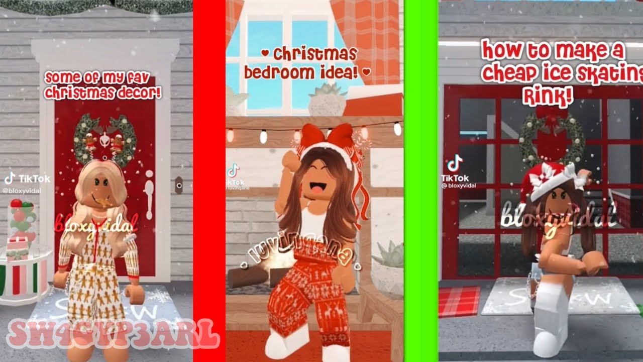 Bloxburg Christmas compilation #01