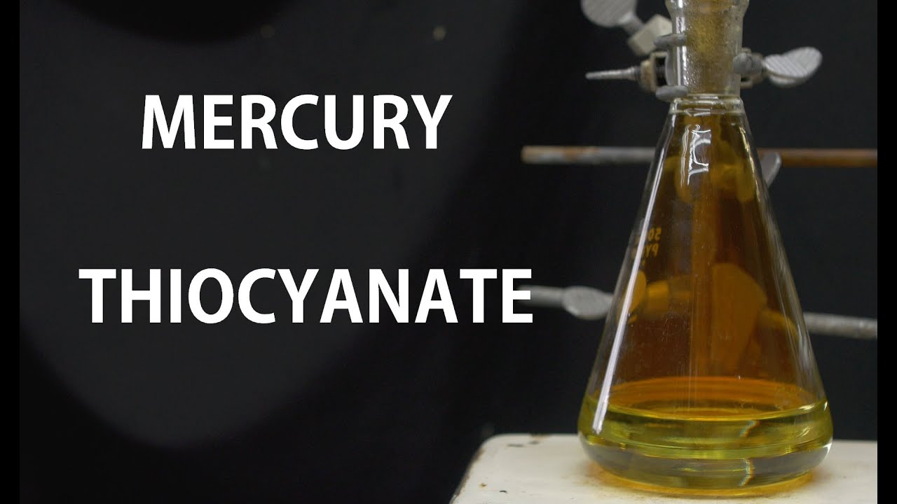 Making Mercury Thiocyanate (The Pharaoh's Serpent) - Revisited