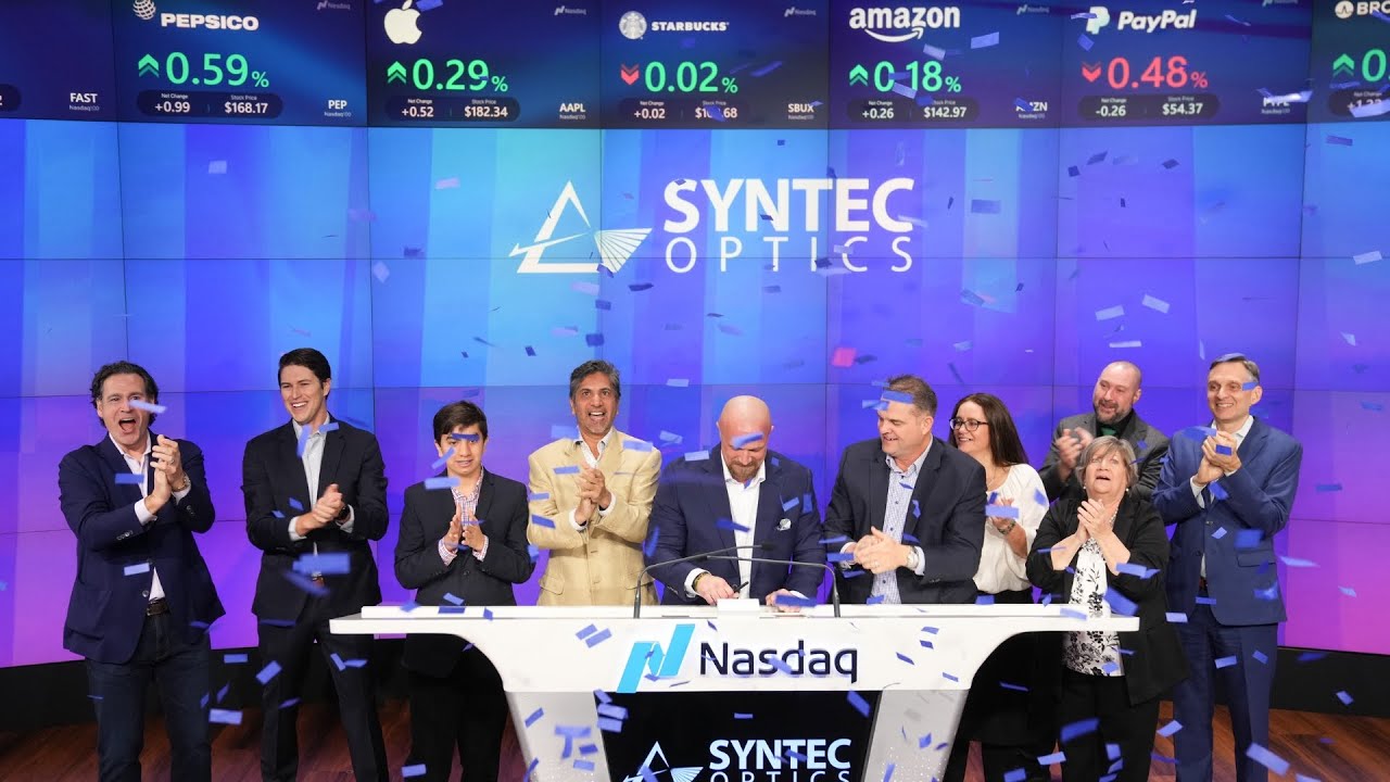 Nasdaq Bell Ringing - Inside View | Syntec Optics