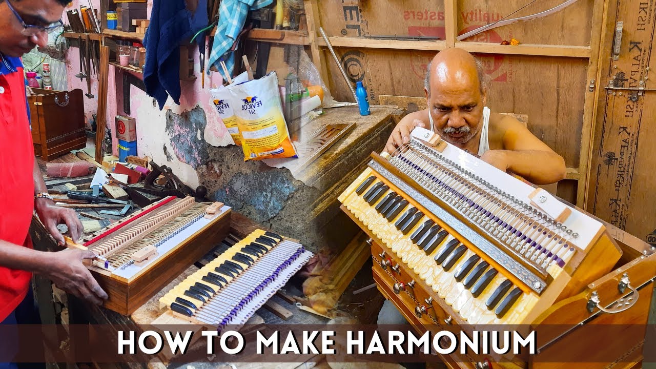 How to make Harmonium at factory by talented hands | How is wooden harmonium Made
