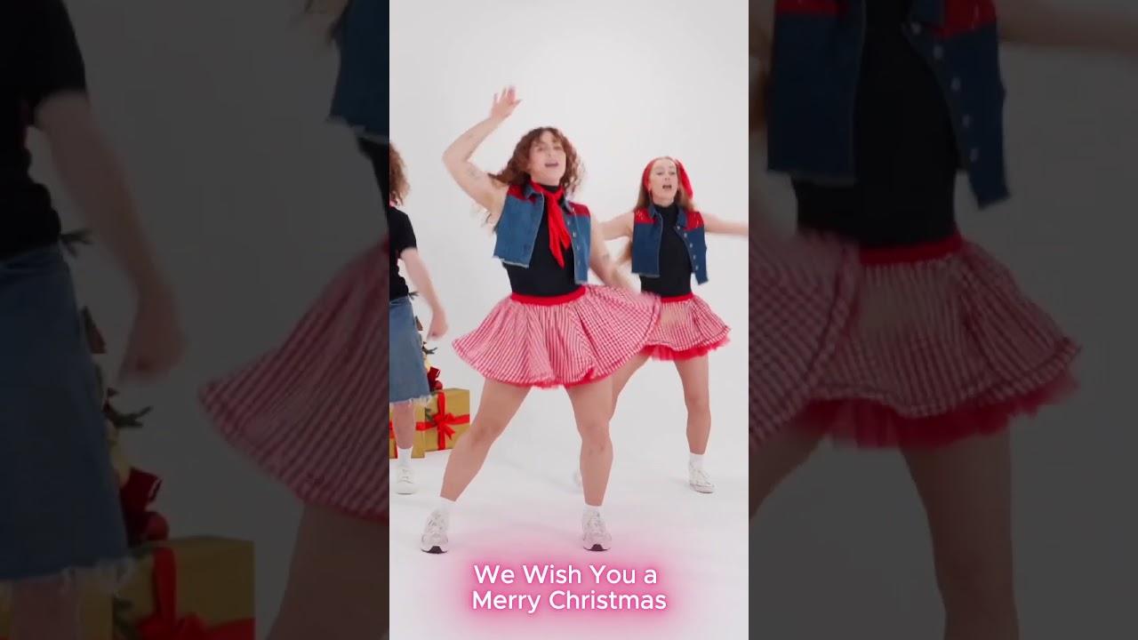 We Wish You a Merry Christmas Dance with Lyrics 💃🎄#wewishyouamerrychristmas #christmasdance
