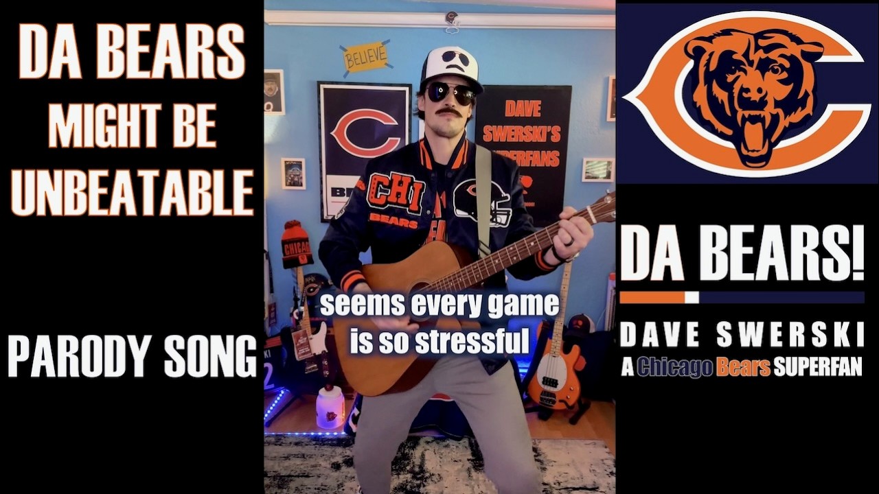 Da Bears might be unbeatable 👀🤯 a Chicago Bears Superfan parody song 🎬🕺🏻🐻⬇️
