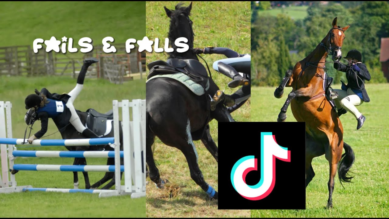 Horse Fails/Falls TikToks That Went Viral !! part 5