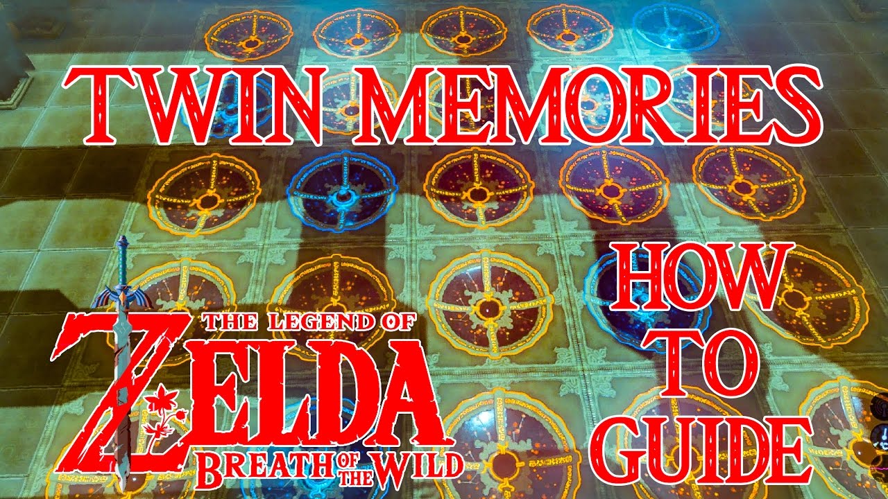 HOW TO DO TWIN MEMORIES - SHEE VENATH / VANEER SHRINE GUIDE - ZELDA BREATH OF THE WILD - SWITCH