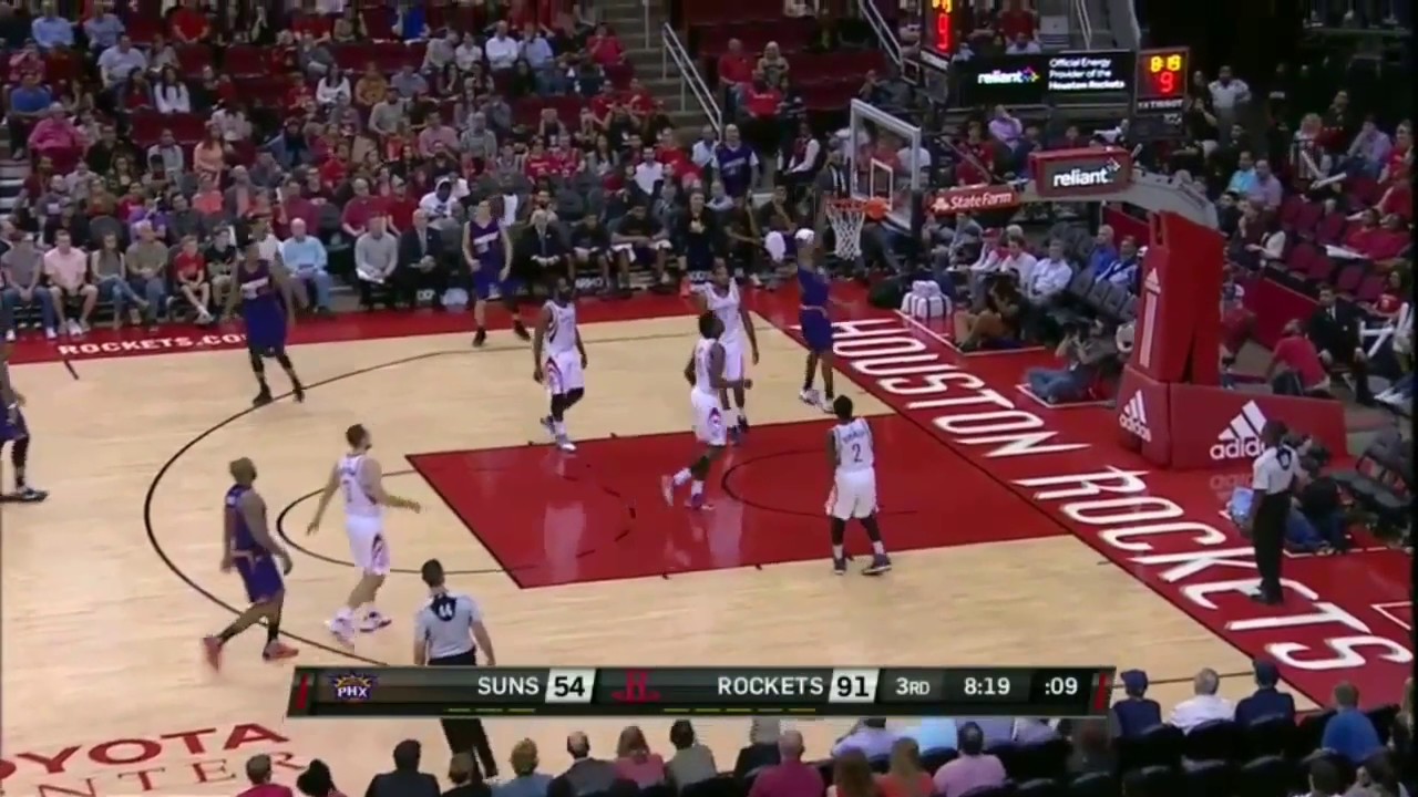 Brandon Knight Slam Dunk vs Houston Rockets Feb 11 2017